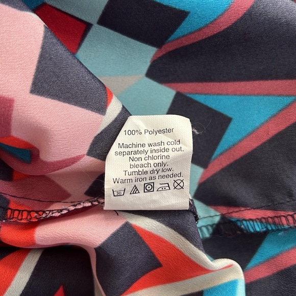 J.Crew Factory Small Geometric Short-Sleeved Blouse - Picture 5 of 7